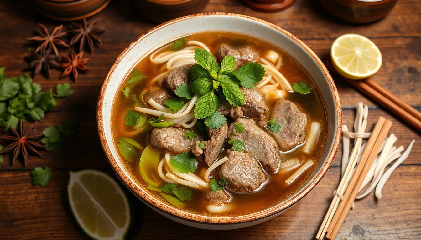Pho au bœuf